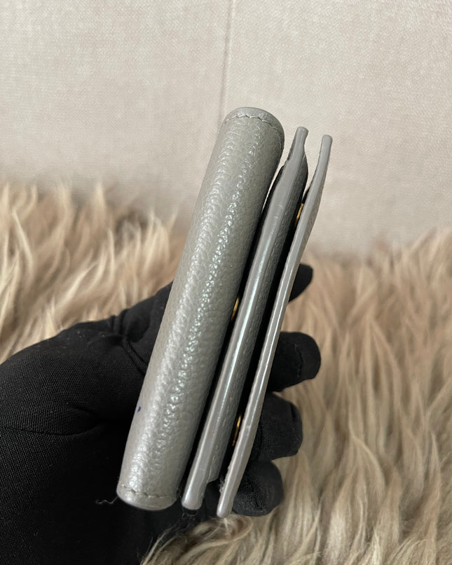 Preloved Authentic Yves Saint Laurent Trifold Compact Wallet