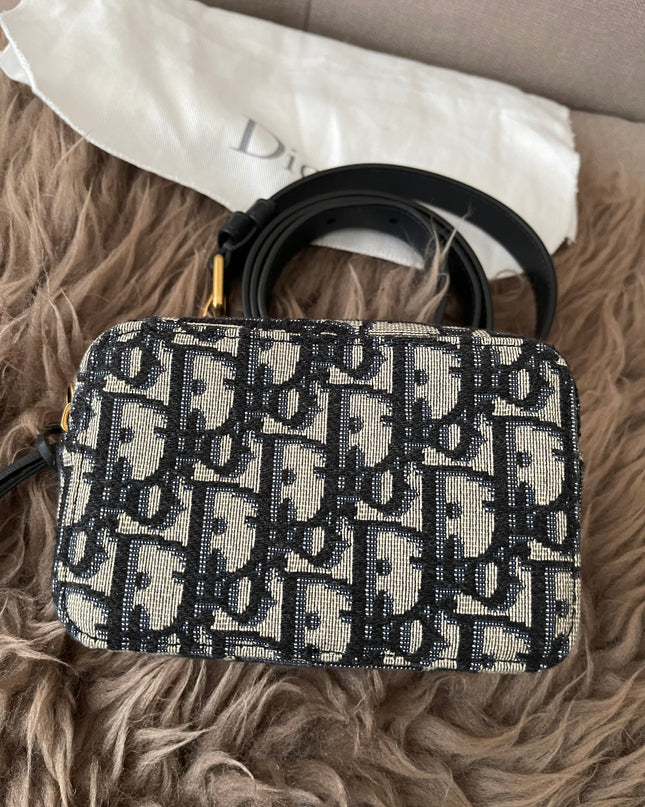 Preloved Authentic Dior Oblique belt pouch