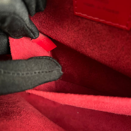 Preloved Louis Vuitton Red Epi Jasmin Handbag w/provided strap