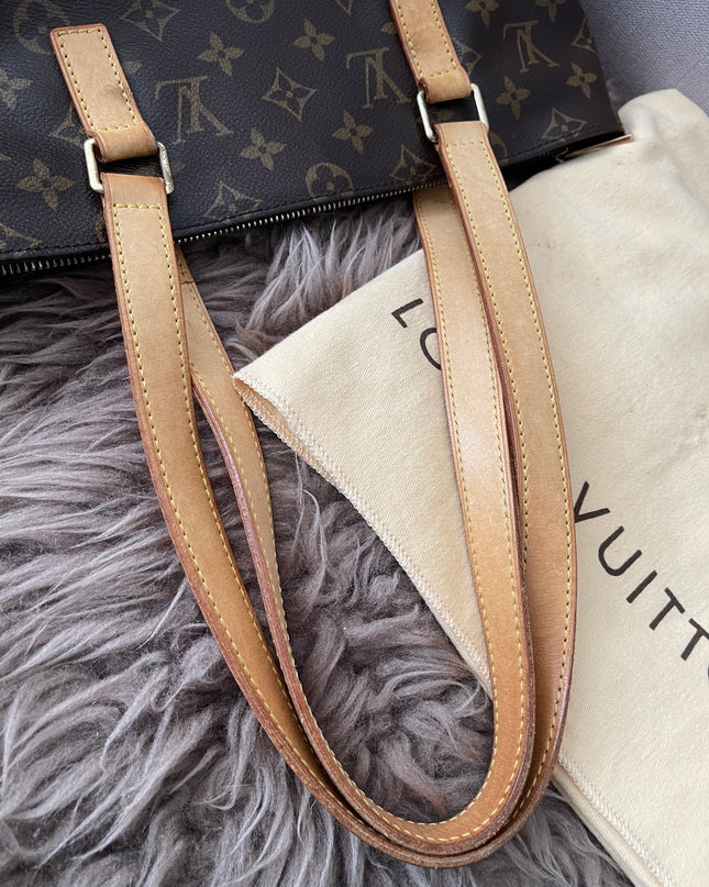 Preloved Authentic Louis Vuitton Cabas Piano Monogram Canvas tote bag