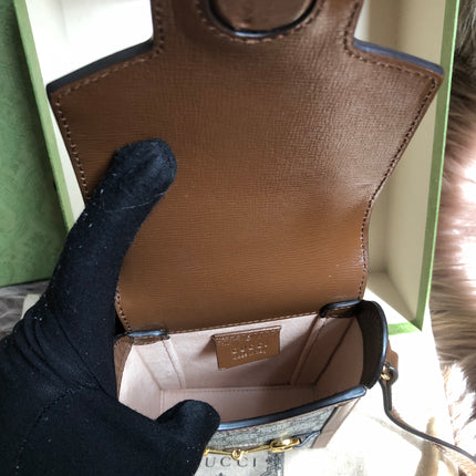 Preloved Gucci Horsebit 1955 mini bag