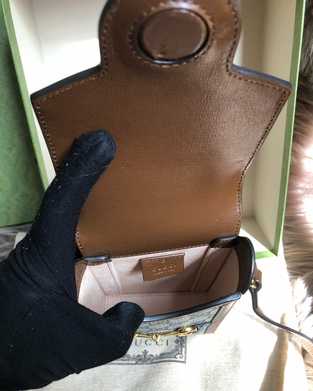 Preloved Gucci Horsebit 1955 mini bag