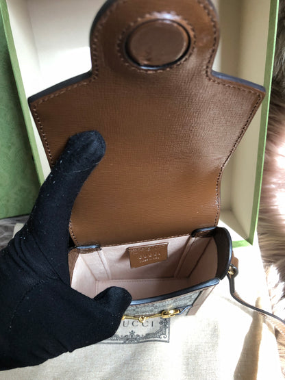 Preloved Gucci Horsebit 1955 mini bag