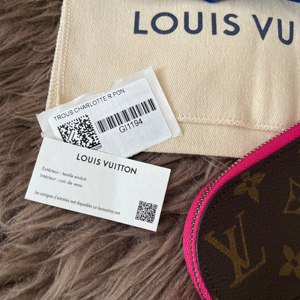 Louis Vuitton Charlotte Pencil Pouch Monogram Canvas
