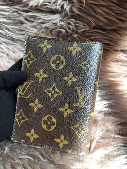 Louis Vuitton Preloved 2003 Agenda PM notebook cover monogram