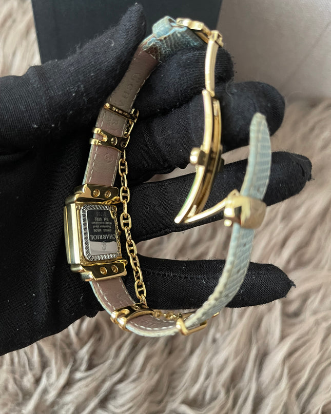 Preloved Authentic Charriol St-Tropez Green Shell Dial