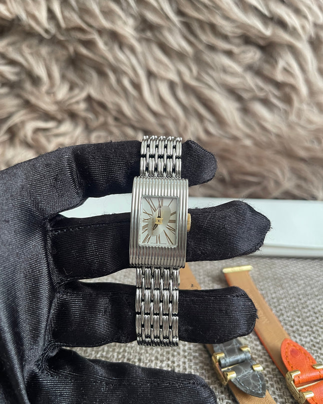 Preloved Authentic Boucheron Reflet Steel Watch with Interchangeable Straps