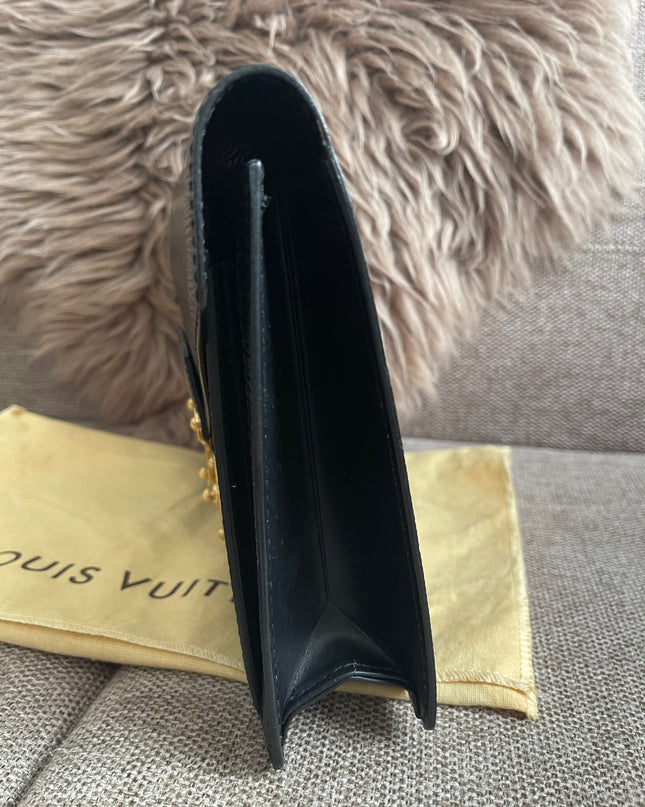 Preloved Authentic Louis Vuitton Epi Leather Sellier Dragonne Clutch – Black (Noir)