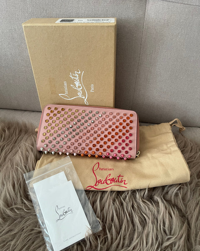 Preloved Authentic Christian Louboutin Panettone zip-around long wallet