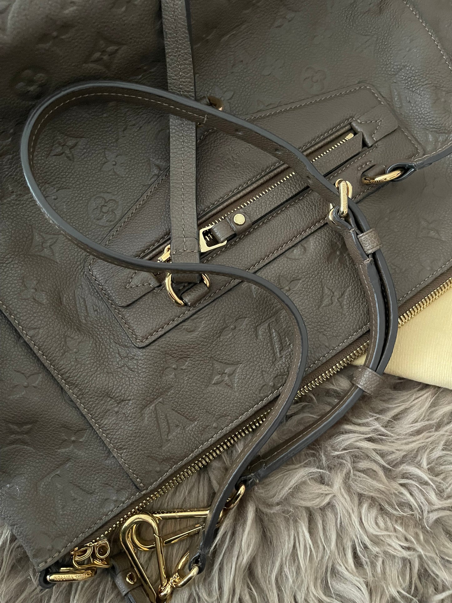 Preloved Authentic Louis Vuitton Ombre Monogram Empreinte Leather Lumineuse PM Bag