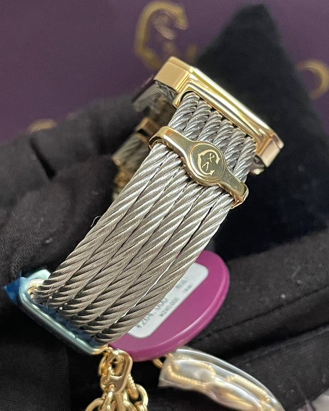 Preloved Authentic Charriol St-Tropez Ladies Watch — Two-Tone Silver Cable & Gold