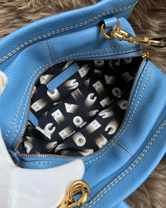 Marc Jacobs Mini Cruiser Satchel Bag in Coastal Blue