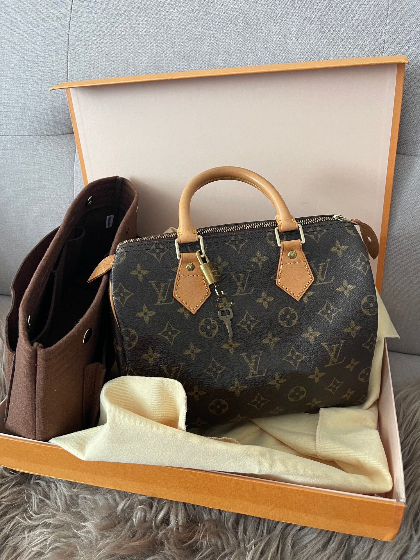 Preloved Authentic Louis Vuitton Speedy 25