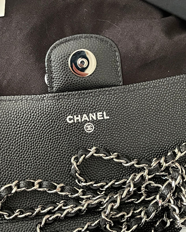 Preloved Authentic Chanel Glasses Case with Chain