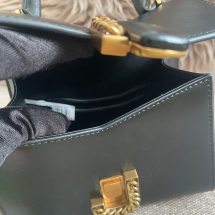Preloved Authentic Marc Jacobs The St. Marc Top Handle Bag in Black — Brand New