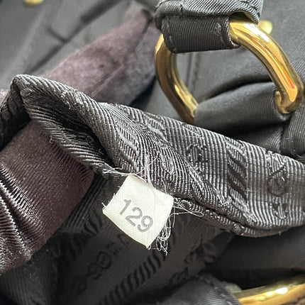 Preloved Authentic Prada Quilted Nylon Tessuto Bomber Bag – Black