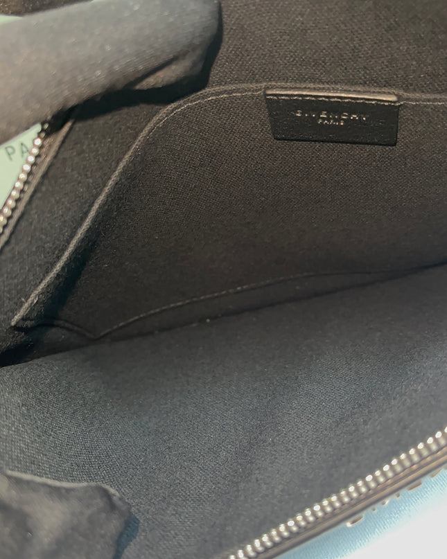 Preloved Authentic Givenchy Antigona Pochette Black Goat Leather
