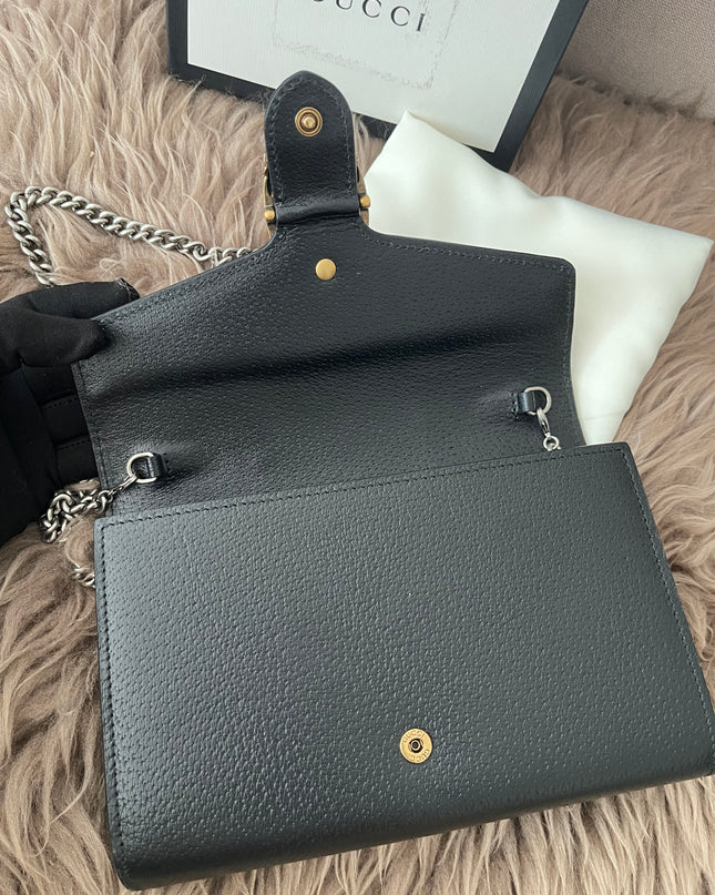 Preloved Authentic Gucci Dionysus Web Chain Wallet Leather Small crossbody bag
