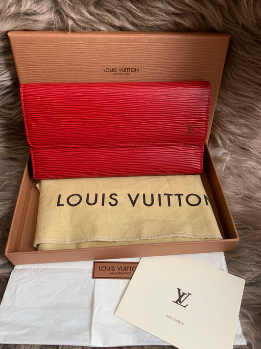 Louis Vuitton Epi Tri-fold Wallet