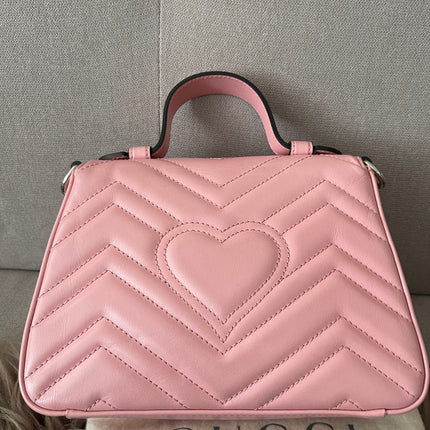 Preloved Authentic GUCCI GG Marmont mini top handle bag