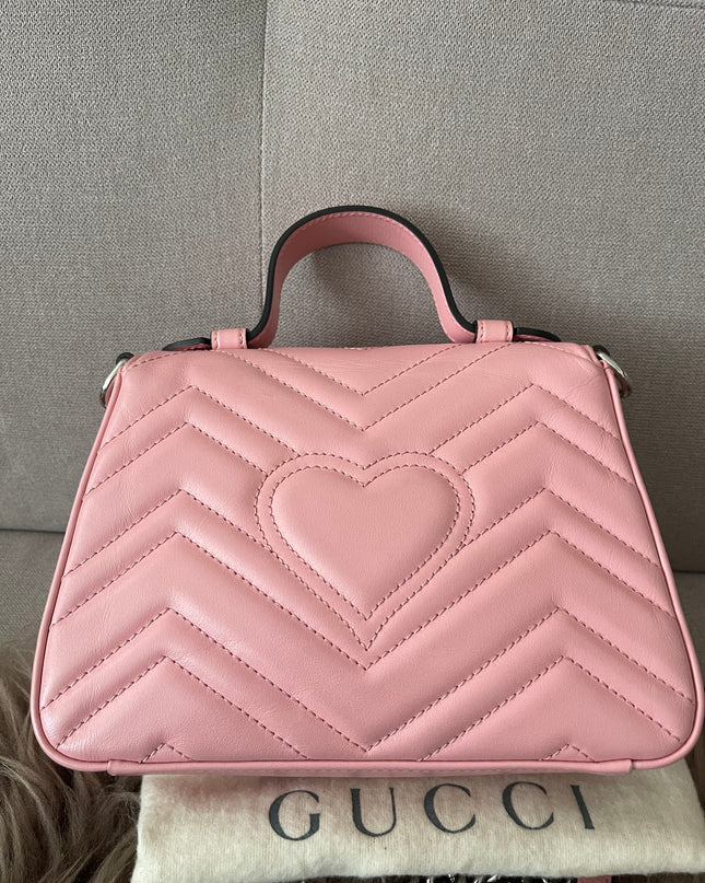 Preloved Authentic GUCCI GG Marmont mini top handle bag