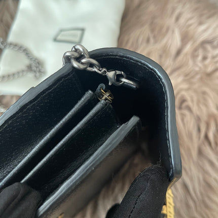Preloved Authentic Gucci Dionysus Web Chain Wallet Leather Small crossbody bag