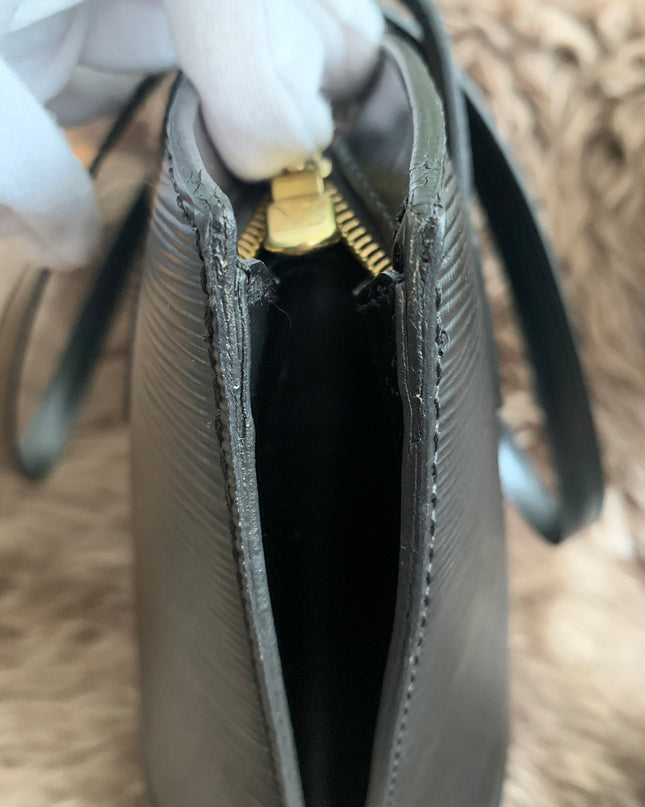 Louis Vuitton Black Epi Leather Saint Jacques PM Tote