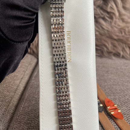 Preloved Authentic Boucheron Reflet Steel Watch with Interchangeable Straps