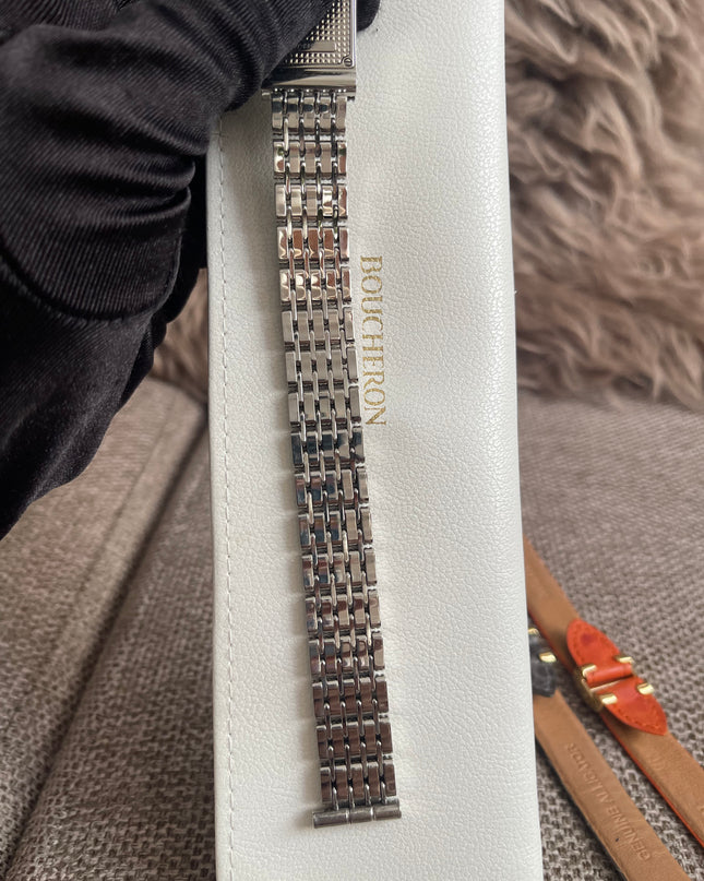 Preloved Authentic Boucheron Reflet Steel Watch with Interchangeable Straps