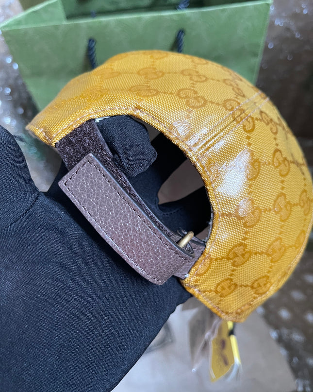 UNUSED Gucci x Adidas GG Monogram Baseball Hat