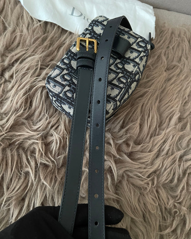 Preloved Authentic Dior Oblique belt pouch