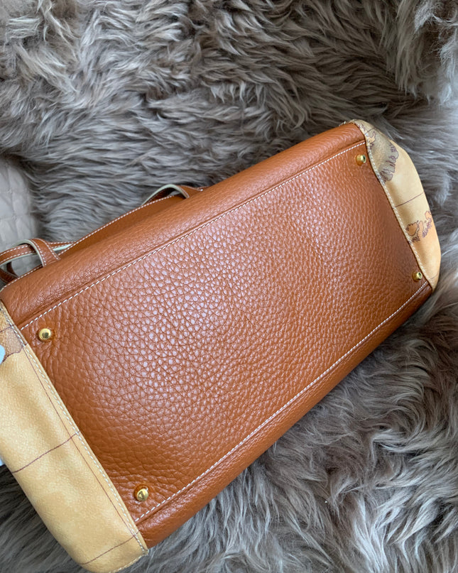 Alviero Prima Classe Leather Tote Bag