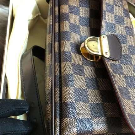 Preloved Louis Vuitton Brown Damier Ebene  Ravello GM