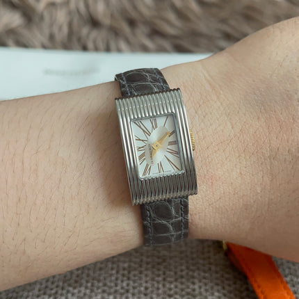 Preloved Authentic Boucheron Reflet Steel Watch with Interchangeable Straps