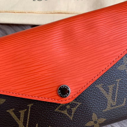 Louis Vuitton Monogram Orange Marie-Lou Wallet
