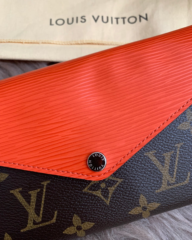 Louis Vuitton Monogram Orange Marie-Lou Wallet