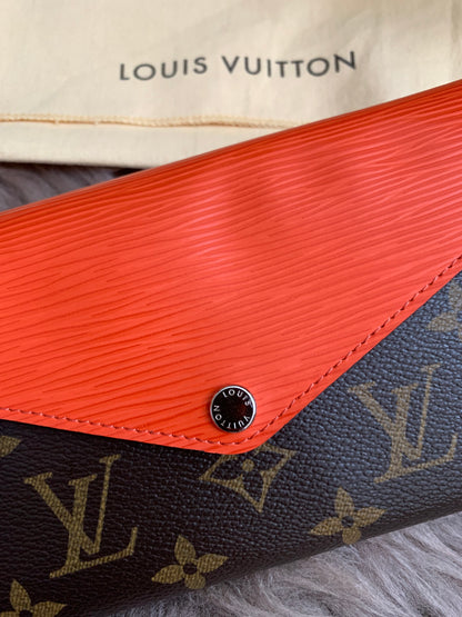 Louis Vuitton Monogram Orange Marie-Lou Wallet