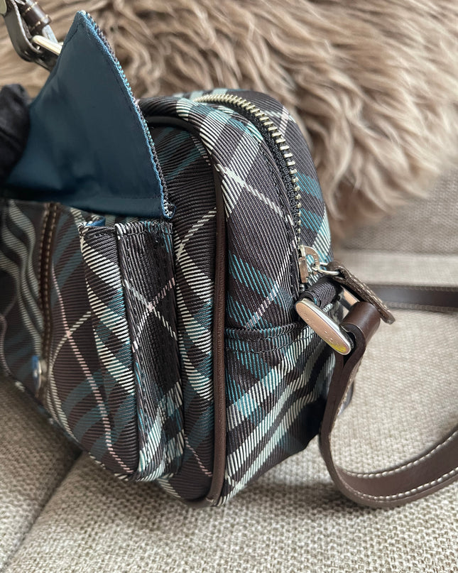 Preloved Authentic Burberry Nova Check Tartan Crossbody Camera Bag