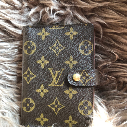 Louis Vuitton Preloved 2003 Agenda PM notebook cover monogram