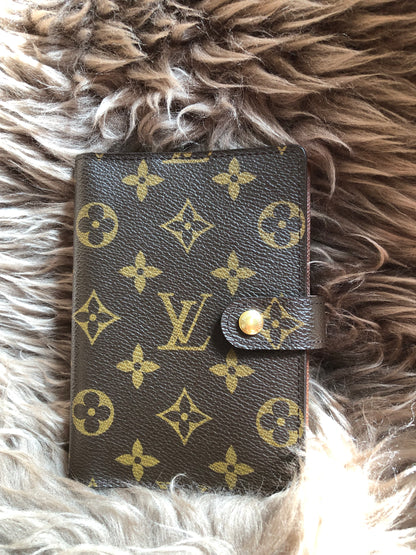 Louis Vuitton Preloved 2003 Agenda PM notebook cover monogram