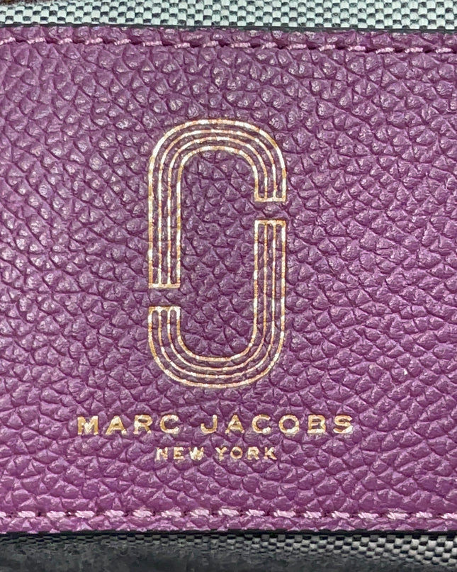 Preloved Authentic Marc Jacobs Interlock Saddle Bag in Plum