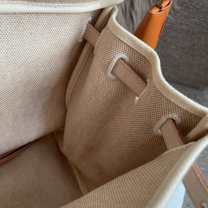 Preloved Authentic Hermes Herbag Zip