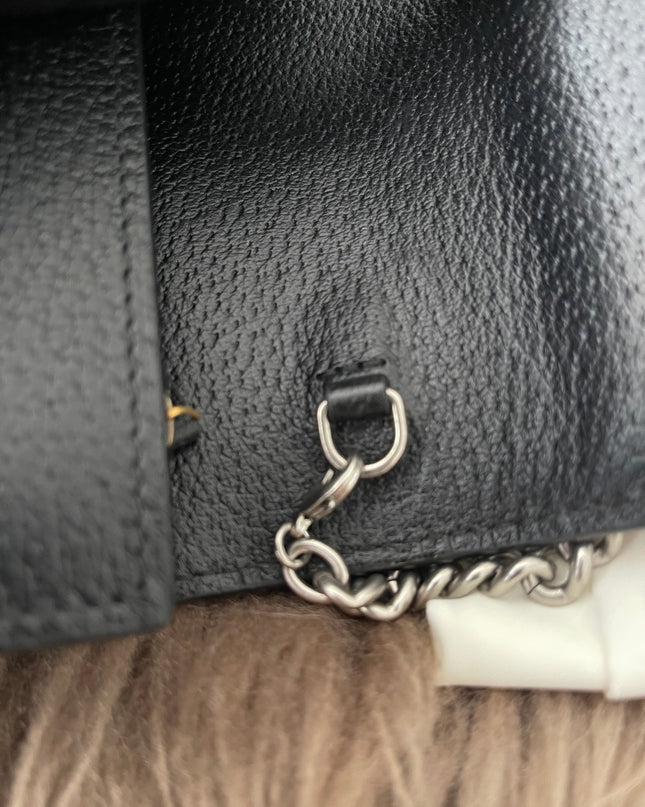 Preloved Authentic Gucci Dionysus Web Chain Wallet Leather Small crossbody bag