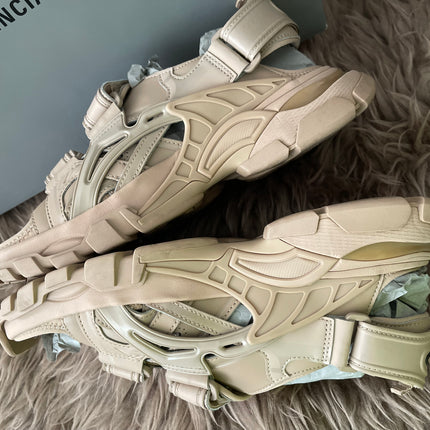 Preloved Authentic Balenciaga Track sandals in beige