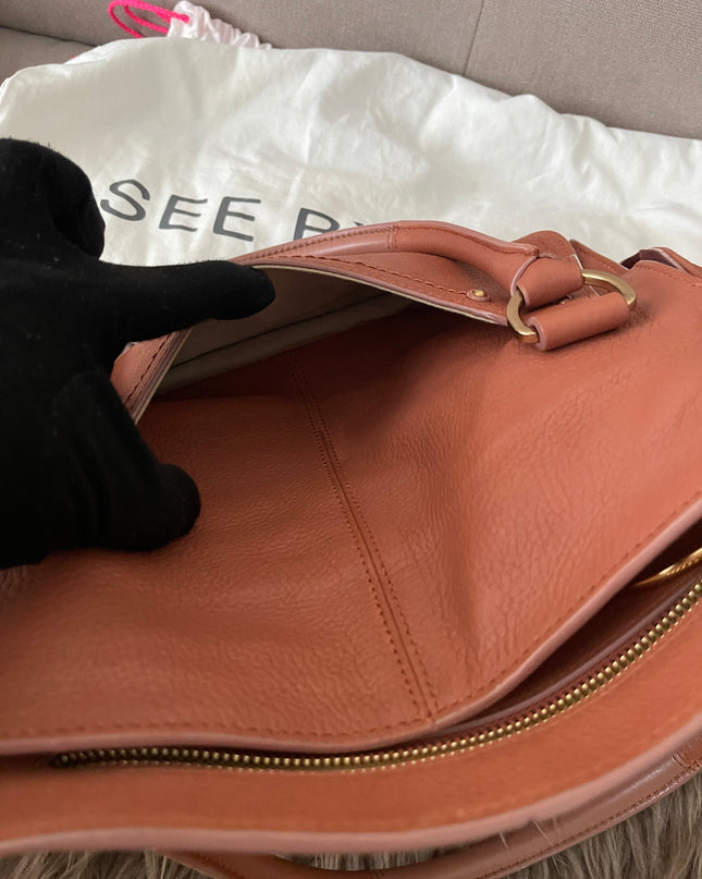 Preloved Authentic SEE BY CHLOE MIYA LEATHER 2WAY