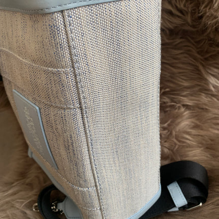 MARC JACOBS 
Canvas Small Summer Tote Bag Blue