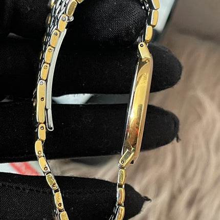 Preloved Authentic Omega De Ville two-tone quartz watch