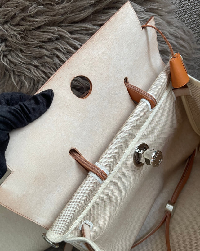 Preloved Authentic Hermes Herbag Zip