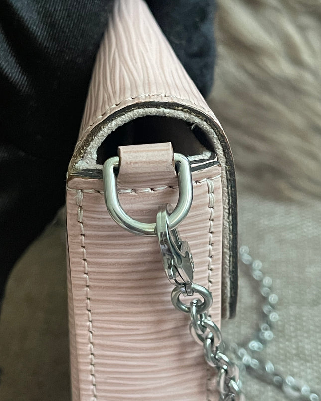 Preloved Authentic Louis Vuitton Felicie Pochette Epi Leather Rose Ballerine
