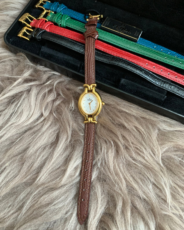 FENDI Chameleon Changeable Belt Watch 5Colors